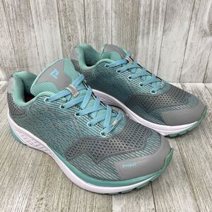 PROPET ONE Grey/Mint Women's 7.5 W(D) Walking Diabetic Stability Shoe WAA102M